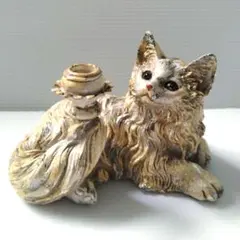 アンティーク 猫 CAT キャンドルスタンド バロック ヨーロピアン ロココ