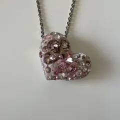 スワロフスキー ハートモチーフ ネックレス