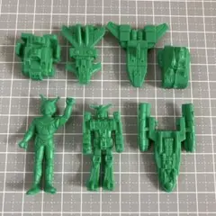 伝説巨人 イデオン 消しゴム フィギュア 人形 ロボット メカニック キャラ消し
