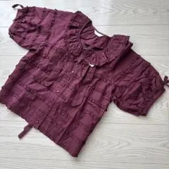 ピンクハウス♡ フリル半袖ブラウス 新品