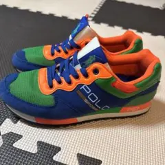 Polo Sport P67 スニーカー 青/緑/オレンジ