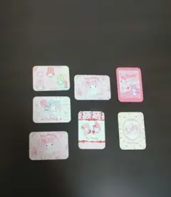 【B-1a2】サンリオキャラクターズ マイメロディ フレークシール ♡