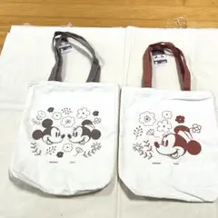ミッキー　ミニー　DAISO トートバッグ　2つセット