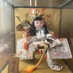 古い人形◇お座り人形 髷結い◇紙箱入り 抱き人形 昭和レトロ 日本人形