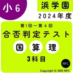 最新2025年度 浜学園 小4 公開学力テスト 国算理社 4科目 - メルカリ