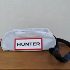 HUNTER ロゴ入りボディバッグ
