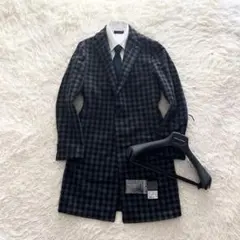 <美品>TAGLIATORE ネイビー ツイード ダブル チェスターコート 42 美品>TAGLIATORE ブルー ツイード ダブル チェスターコート 42 - メルカリ