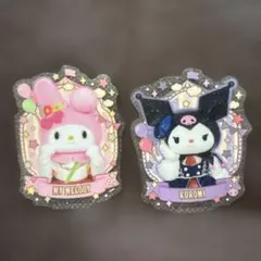 キラぷるステッカー サンリオキャラクターズ 実写版　マイメロディ　クロミ