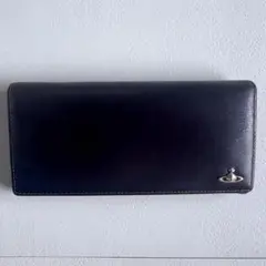Vivienne Westwood アドバン加工 レザー ネイビー 長財布のサムネイル