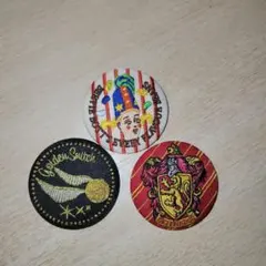 ハリーポッター 刺繍缶バッジ