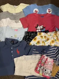 ⚫︎130cm女の子 春〜秋向き服 13点まとめ売り⚫︎