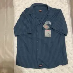 DICKIES ストライプ 半袖シャツ 新品