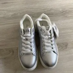 U.S. POLO ASSN. シルバー スニーカー