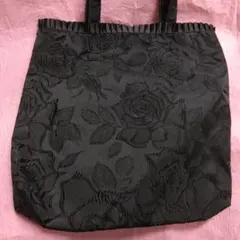 LEAD リード　黒　花柄　バッグ