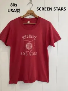 80s USA製 SCREEN STARS Tシャツ古着　ビンテージ
