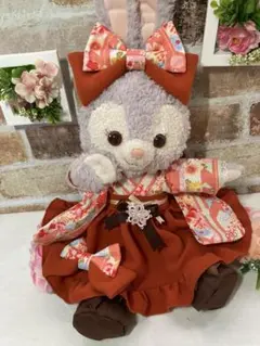 ステラルーＳ　オレンジ花柄　和着物ドレス６点コスチューム　リーナベルも出品中