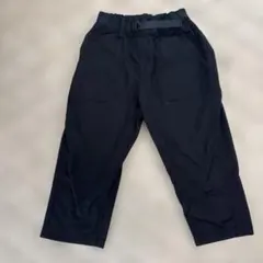 フォーマルにも　ハーフパンツ　ブラック　150cm