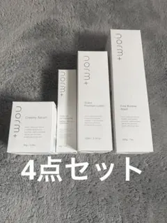 新品未開封】norm+ ノームプラス（クリーミーセラム美容液、化粧水、泡