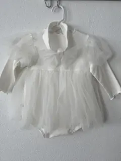 【美品】ホワイト セレモニードレス チュールスカート