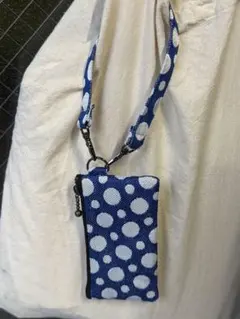 【２点セット】【２月５日まで】畳縁　ハンドストラップ　ポーチ（小）　Ｄカン付