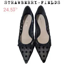 ストロベリーフィールズ　パンプス　24.5㌢