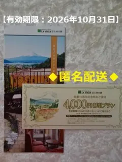 共立メンテナンス ラビスタ富士河口湖 宿泊割引券+ミニパンフ(10/31迄)のサムネイル