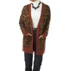SLY ヒョウ柄 レパード柄 カーディガン