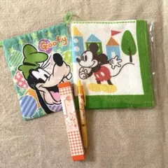 Disny ハンドタオル　ボールペン　ミッキーマウス　くまのプーさん　第一生命