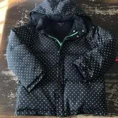 agnis b. フード付きドット柄ジャケット 12 ans