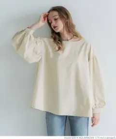 新品未開封　coca バックリボンAラインパリフワブラウス