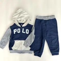 ⭐︎Ralph Laurenポロラルフローレン セットアップ　24M 90cm