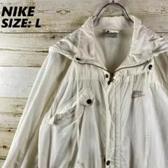 ✨NIKE✨ジップアップパーカー 白 コート 胸ポケット