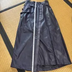 UNITED TOKYO 合成皮革 ロングスカート 日本製