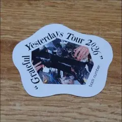 【非売品】back number FC限定ステッカー&メンバーからの手紙