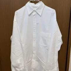 未使用　無印良品　洗いざらしオックスボタンダウン長袖シャツ