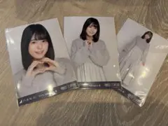 乃木坂46 生写真 増田三莉音3枚コンプ ファーニット+キャミワンピ
