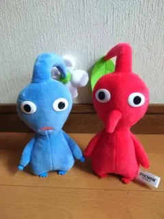 ピクミン ぬいぐるみ 青 赤 2点まとめ セット