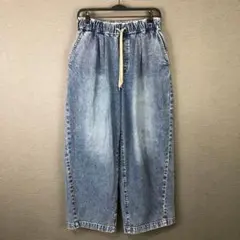 ジャーナルスタンダード イージーデニムワイドパンツ 38 インディゴブルーのサムネイル