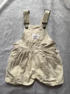 soll. the label ロゴ刺繍サロペット size3 oat