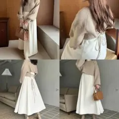 全骨格優勝ワンピ NICECLAUP セットアップワンピース