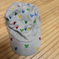 東京ディズニーリゾート　ミッキー 刺繍　キッズ キャップ グレーのサムネイル