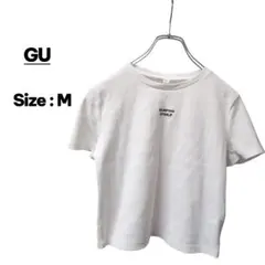 【GW限定価格】美品 GU GIRLS リブ クロップド丈 Tシャツ 女の子 M