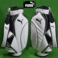 PUMA/プーマ ゴルフ 軽量キャディバッグ9型【ホワイト】美品！のサムネイル