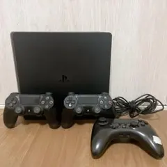 PS4 本体 ブラック CUH-2100A 500GB コントローラー3台付き