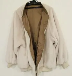 リバーシブル ファージャケット LL