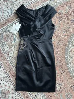 GRACE CONTINENTAL ブラックノースリーブワンピース サイズ34