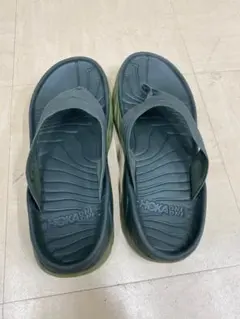 HOKA ONE ONE サンダル カーキ　リカバリーのサムネイル