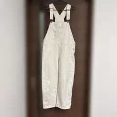 デニムサロペット オーバーオール オフホワイト