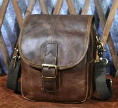 本革 ショルダーバッグ ダークオイルのサムネイル