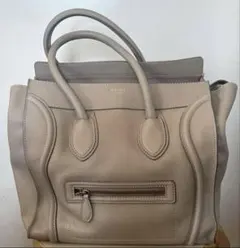 セリーヌ ラゲージ マイクロショッパー グレージュ　旧ロゴ